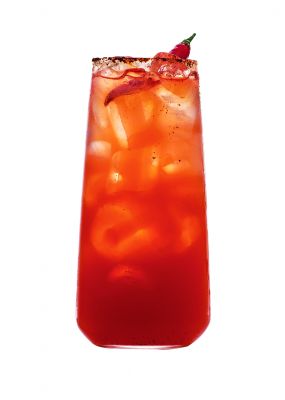 SMOKED CHILI PALOMA MOCKTAIL 